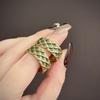 Adjustable Vintage Dragon Scale Ring In Antique Gold Sterling Unisex Bohemian Jewelry Gift