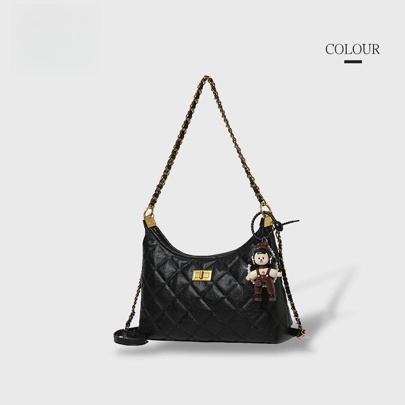 

Customized high-end textured small bags, women s versatile 2025 new chain popular bags, bucket bags, women s messenger bags no specification