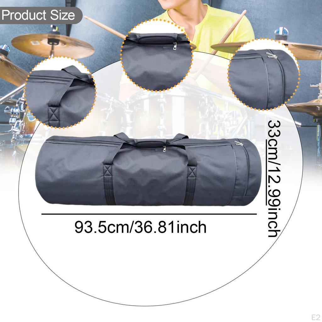 Drum Hardware Carry Bag, Accessory Portable Oxford Cloth Waterproof Carrying Case with