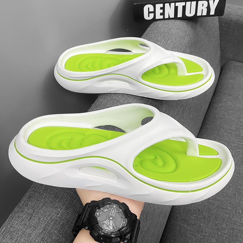 

Новые мужские тапочки 2024 года Летние EVA Мягкая подошва Платформа Слайды Сандалии Для дома Улицы Мужская обувь Ходьба Пляжная обувь Вьетнамки 45 зелёный