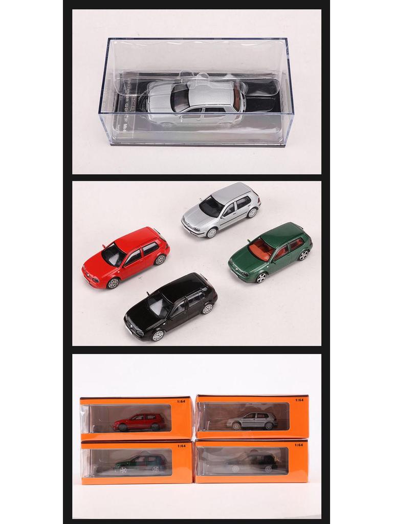 GCD 1:64 Volkswagen Golf MK4 GTI Commemorative Edition Alloy Car Model, 2-Door & 4-Door Simulation.