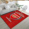 Arsenal Customizable Name Floor Mat Perfect for Living Rooms Hallway Playrooms Balcony Antislip Carpet Anime Office Decor