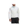 Adidas Solid Color Zip High Neck Long Sleeve Jacket Men jackets White HT3402