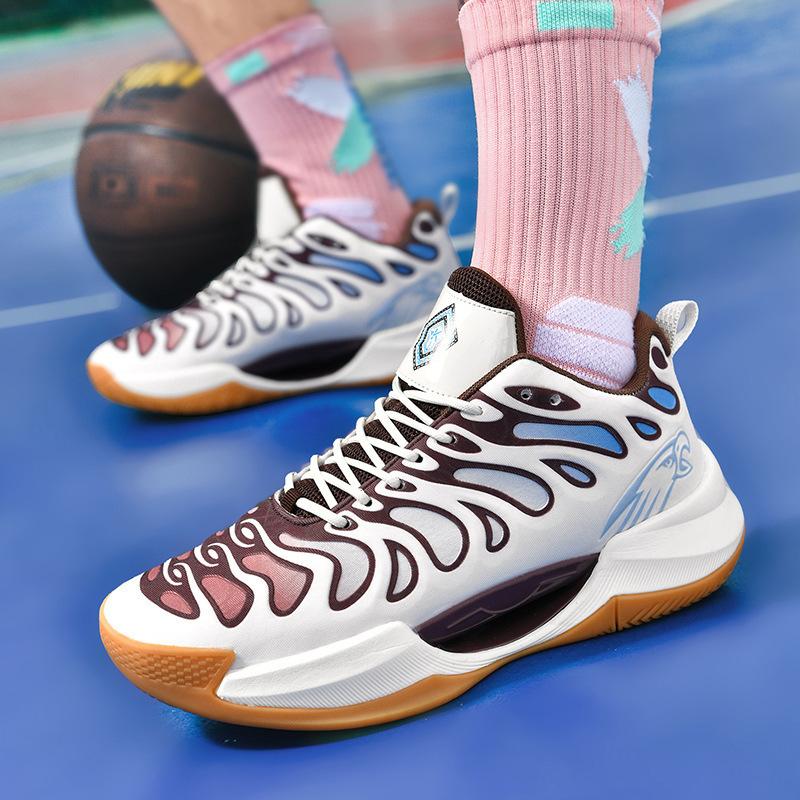 Pánské ležérní vysoké tenisky pro venkovní použití, přeshraniční, pro čtyři roční období, svítící basketbalové boty pro muže, zahraniční obchod