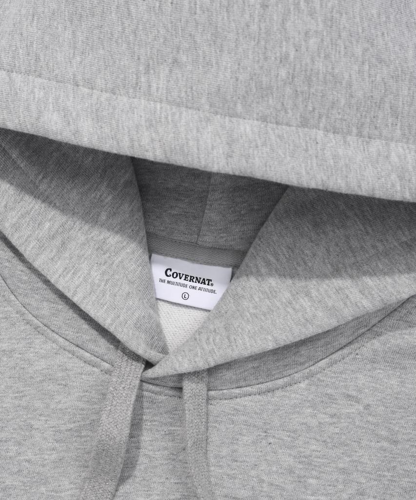 C Logo Hoodie Melange Gray