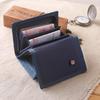 Men's Korean Style Canvas Tri-fold Wallet for Youth and Students