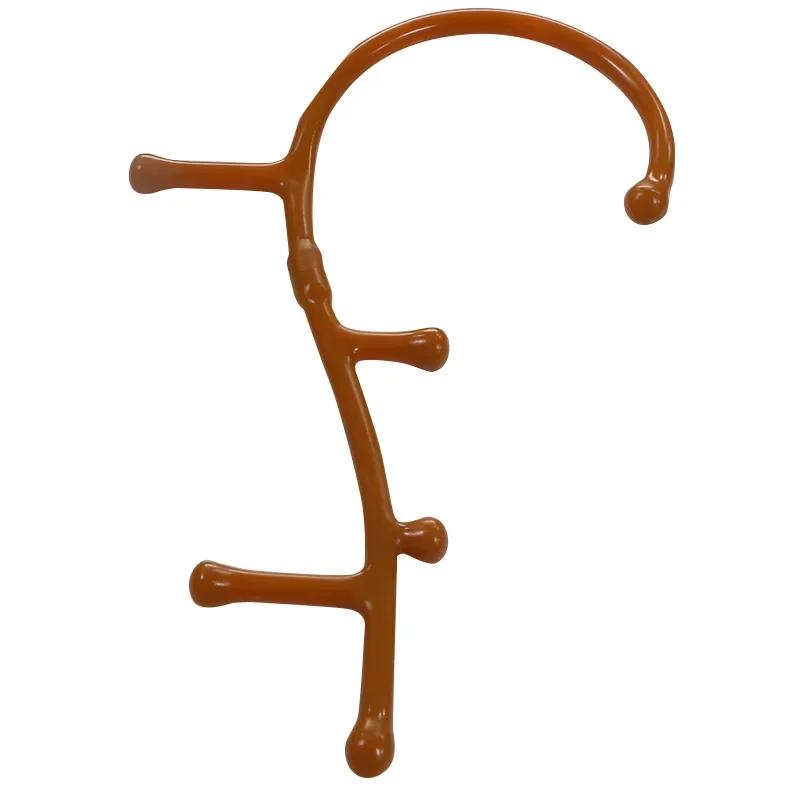 

Массажер для спины Back Buddy Инструмент для триггерных точек Ручной массажный стик для спины и шеи Ручной самомассажер-трость Удалитель мышечных узлов