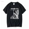 Dystopia T Shirt Band For AN28865 Vintage Washed Fashion Comfortable Slightly Breathable Homme Stretched Top For Everyday Wear