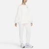 (WMNS) Nike SS22 Sportswear Athletic Club Printing Fleece Round-neck Swea White Women's DQ9146-133