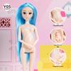 30CM Pregnant Doll with Real Eyes & Long Eyelashes – Multi-Jointed Nude Doll Body