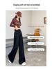 Women's Plus Size High Waist Black Micro Flare Jeans - Pear Shape, Wide Leg, Floor Length, Spring/Summer.