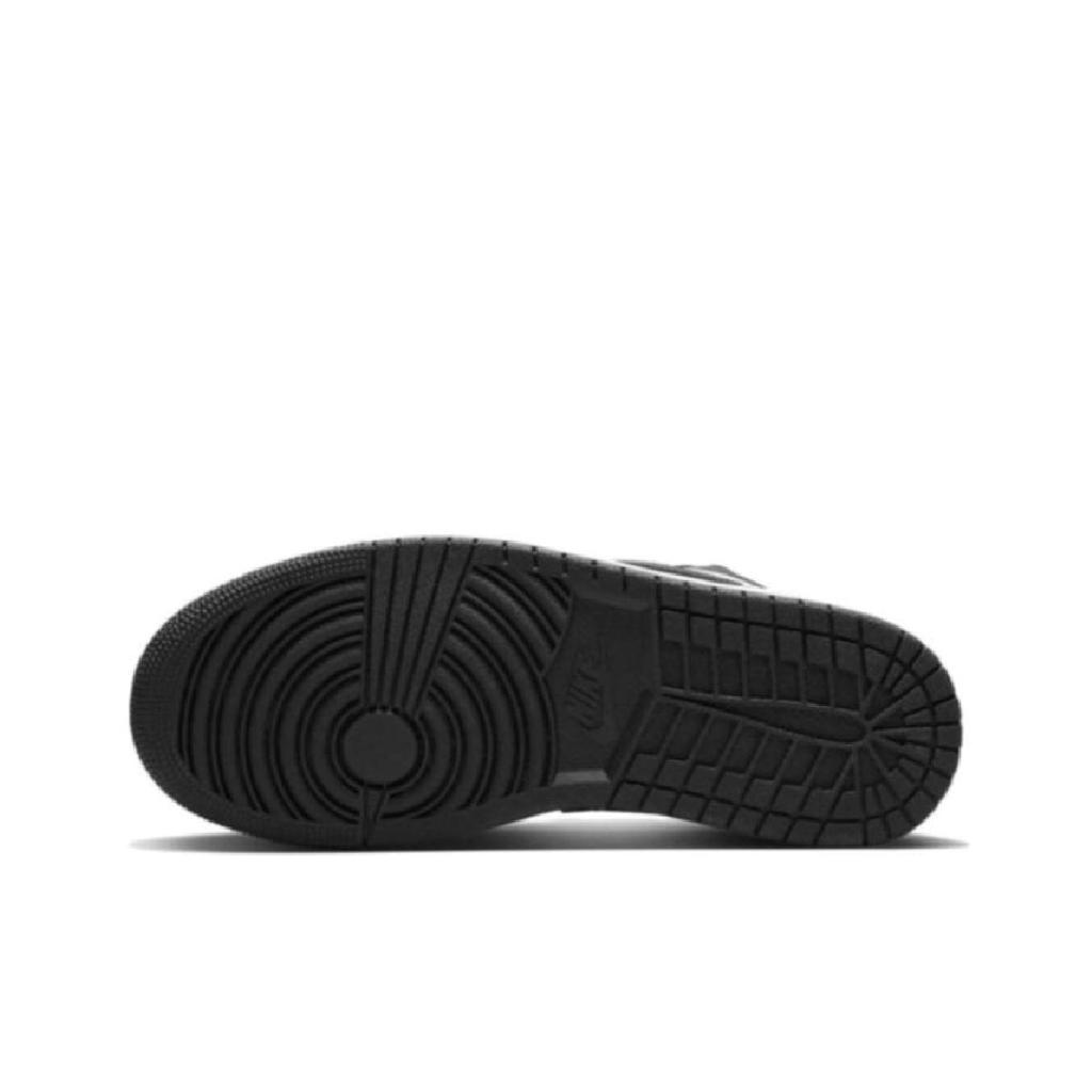 Jordan Zapatillas de Baloncesto Air Jordan 1 Resistentes a la Abrasión de Caña Baja Vintage Unisex Negro Rosa DC0774-101(Equipo243-)