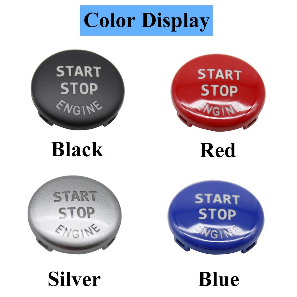 Car Engine Start Stop Button Replace Switch Cover Accessorie Key Decor For BMW 3S X1 X5 X6 Z4 E70 E71 E72 E90 E91 E92 E84 E89