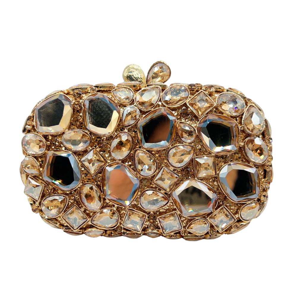 Γυναικεία Τσάντα Φάκελος με Στρας - Κομψή Βραδινή Χειρός για Πάρτι και Συμπόσια