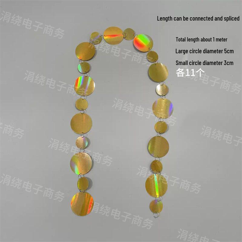 Silver and Gold Sequin String Curtain for Weddings - Beaded Decoration for Backgrounds and Ceilings