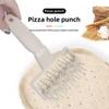Pizza Dough Roller Tool - Needle Punch Wheel for Baking, Biscuit & Flower Suppression, Stainless Steel Kitchen Bakeware
