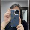 Vollbild Blaue Schildkröte Handyhülle Für IPhone 16 15 14 13 12 11 Pro Max XR XS Max 7 8 Plus Kawaii Hülle Case Funda Bumper