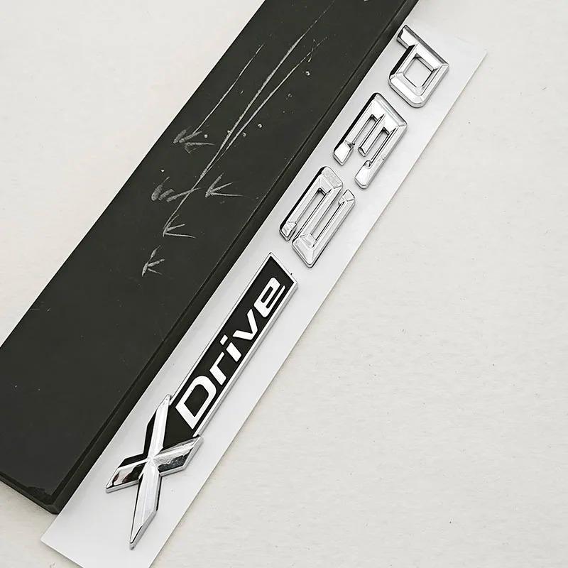 BMW X1 X2 X3 XDrive 23i 23d 3D ABS Car Styling Logo Emblems Rear Trunk Badge Side Fender Decals Exterior Accessories yq2