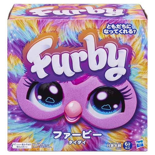 Hasbro Furby Tie-Dye Sprachgesteuertes Interaktives Spielzeug für Jungen und Mädchen ab 6 Jahren mit 15 Mode-Accessoires, Animatronisches, Motorisiertes Plüschtier für Kinder