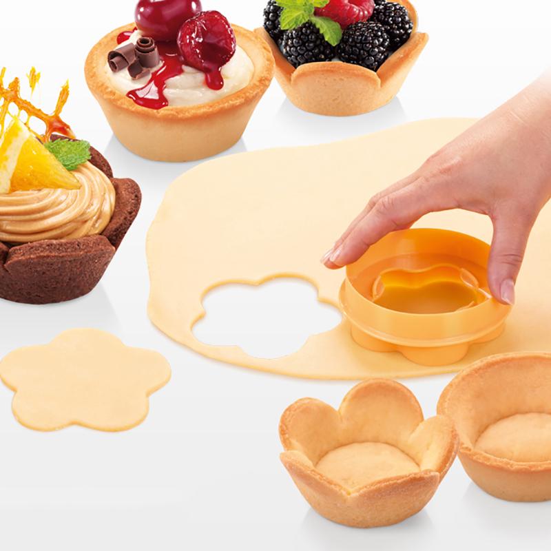 Formy na vykrajování koláčů Vykrajovač na květiny/kulaté těsto
