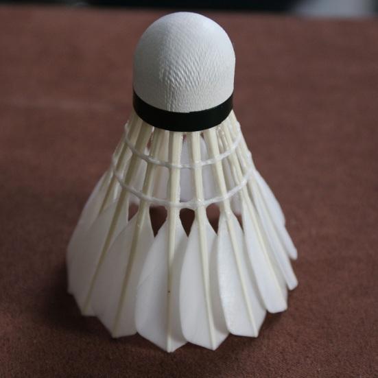 3/6/12 Stück Gänsefeder-Badminton-Federbälle, langlebig, hohe Elastizität, Badminton für Training und Unterhaltung