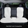 Car Ice Silk Seat Cushion Cover For Tesla Model 3 / Y Juniper 2019-2026 Breathable Comfortable Seat Pad Car Interior Accessories