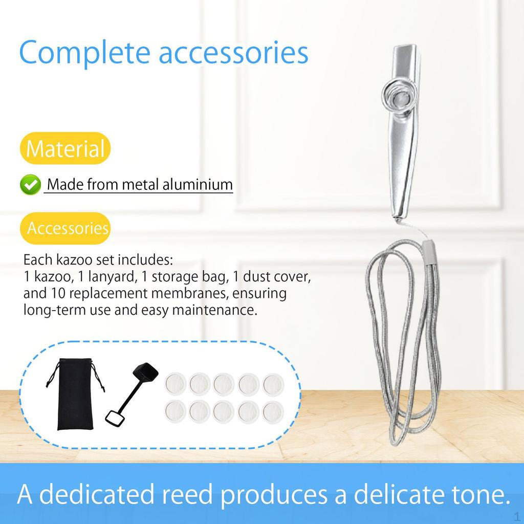 Flöte Musikinstrument Gitarrenpartner, Leichtes Mundstück mit Membranen für Aufführung