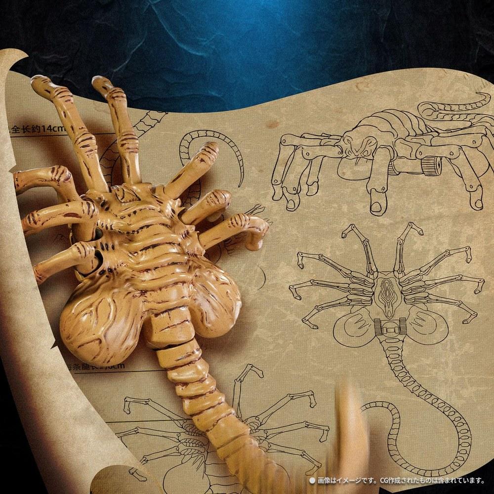 BEASTBOX FigLite Alien FACEHUGGER Spring-Loaded Action Figure PVC Finished Painted Accessories 20th Century Studios