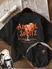 Aperol Spritz Graphic Women's T-shirt Summer Cocktail Party Drinking Slogan Top Casual Short Sleeve Streetwear Women's Clothing