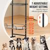 Pet Feeding Station with Storage Dog Food & Toy Organizer Raised Dog Bowls