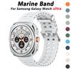 Silicone Band For Samsung Galaxy Watch Ultra 47mm Strap Sport Band Marine Accessories Bracelet Correa Galaxy Watch 7 Ultra 47mm