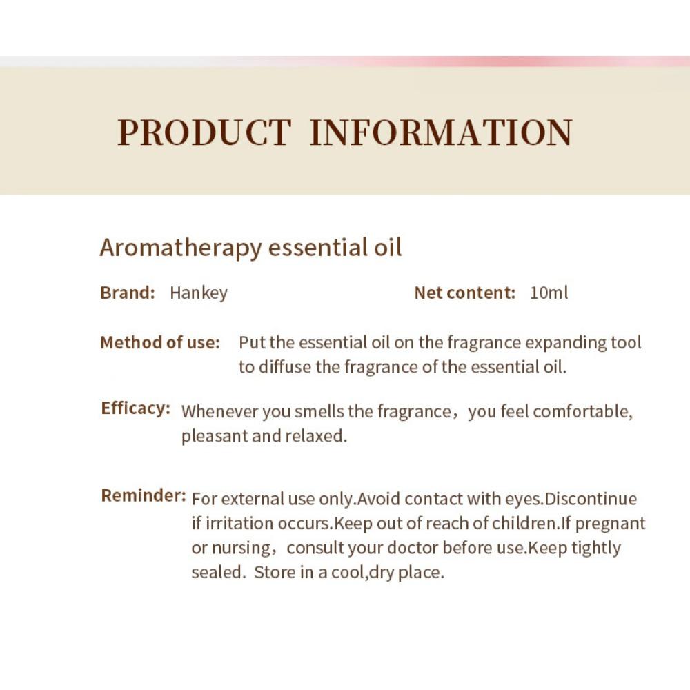 1PC Aromatherapy Essential Oil, Long-lasting Indoor Fragrance, Fresh Air, Water-soluble Aromatherapy Plant Essential Oil