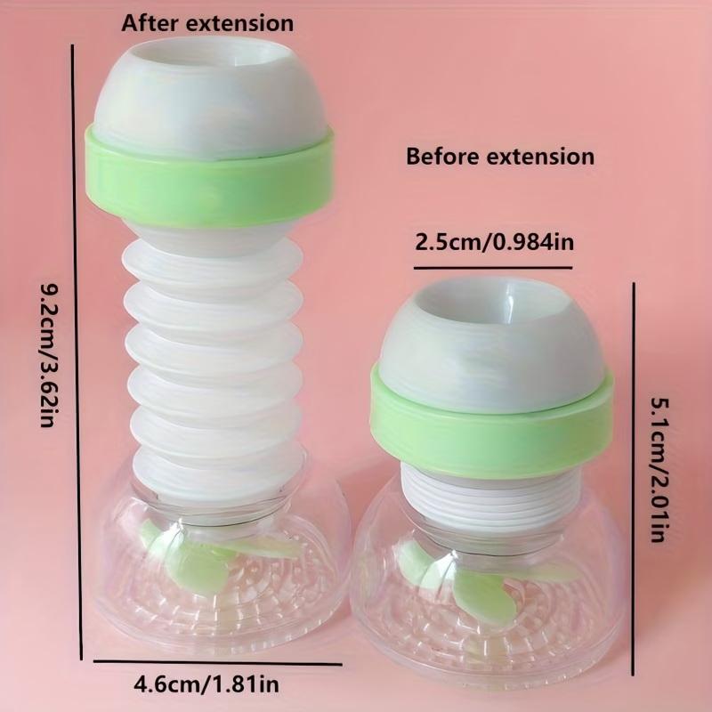 §Rallonge Élégante à Clipser en 3 Pièces, Diverteur d'Eau Anti-éclaboussures Rotatif et Rétractable, Un Accessoire Essentiel pour les Éviers de Cuisine