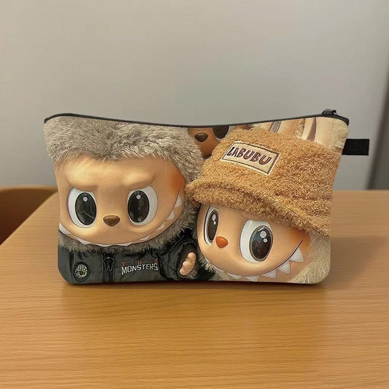Cosmetic Bag for Girls, Large Capacity, Cute Storage, Toilet Bag, Portable Clutch Bag.