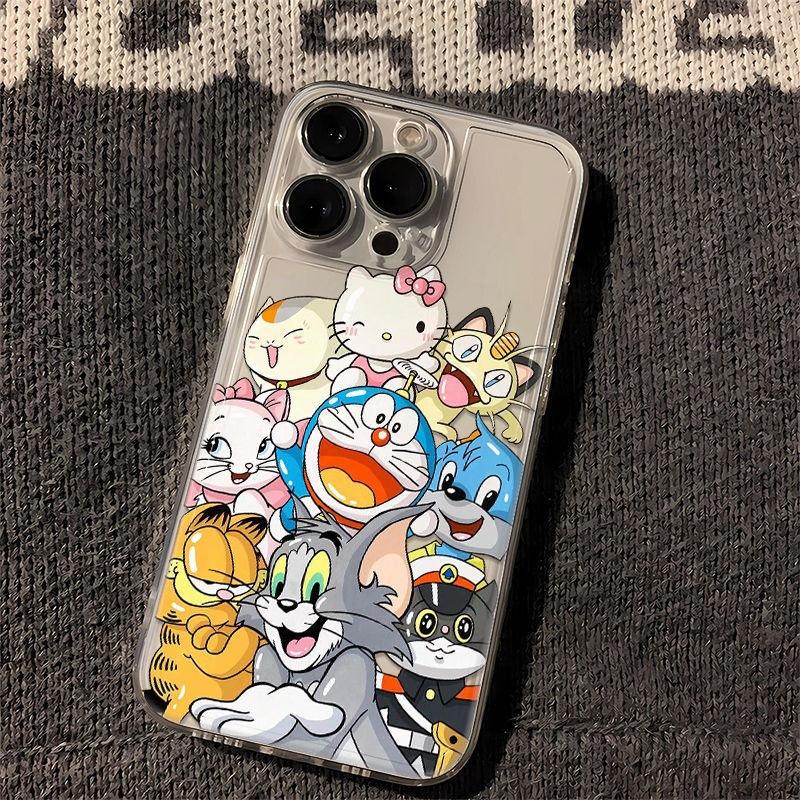 Coffee cat buddy collection for Apple 15plus mobile phone case iPhone12promax anti-drop 14 transparent 13