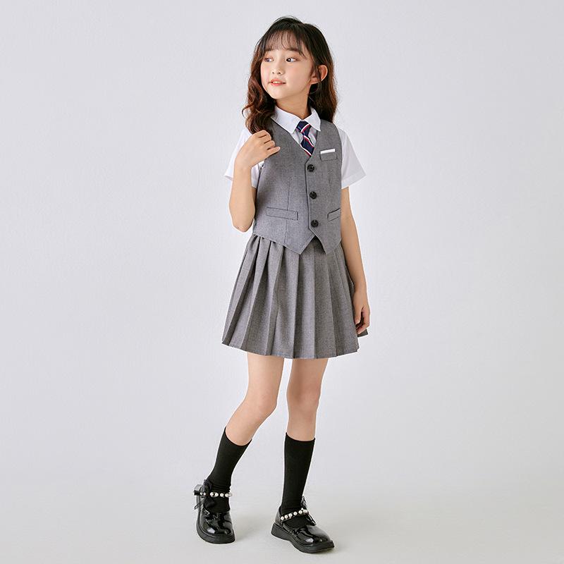 British Style School Uniform for Children's Chorus, Poetry Recitation, and Kindergarten Graduation