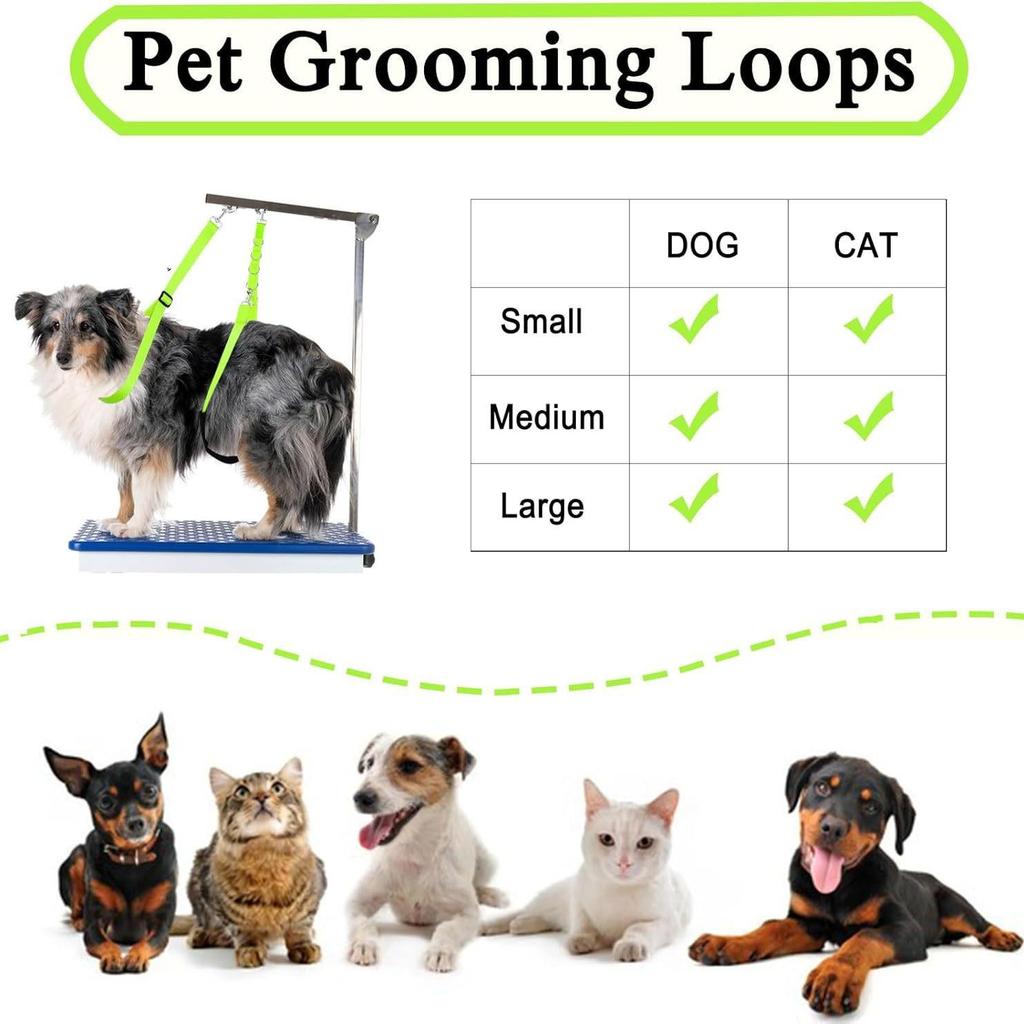 Dog Grooming Hanging Strap for Bathing and Grooming Table