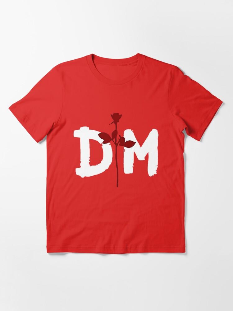 Depeche Mode(DM) Logo and Red Rose, D-P-CH-MOD- Essential T-Shirt