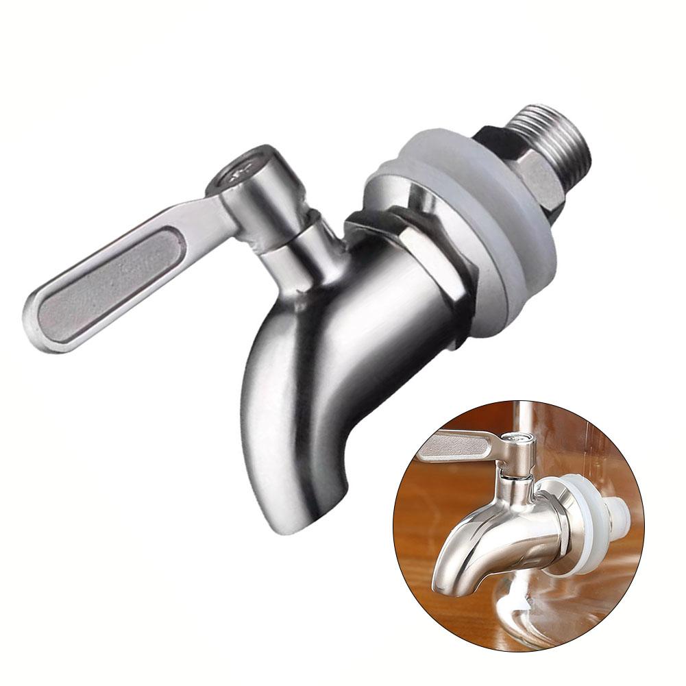Bar Tools Faucet 12mm Aperture 304 Stainless Steel 8*6cm Drinks Dispenser Tap For Beverage Juice Replacement Part Druable