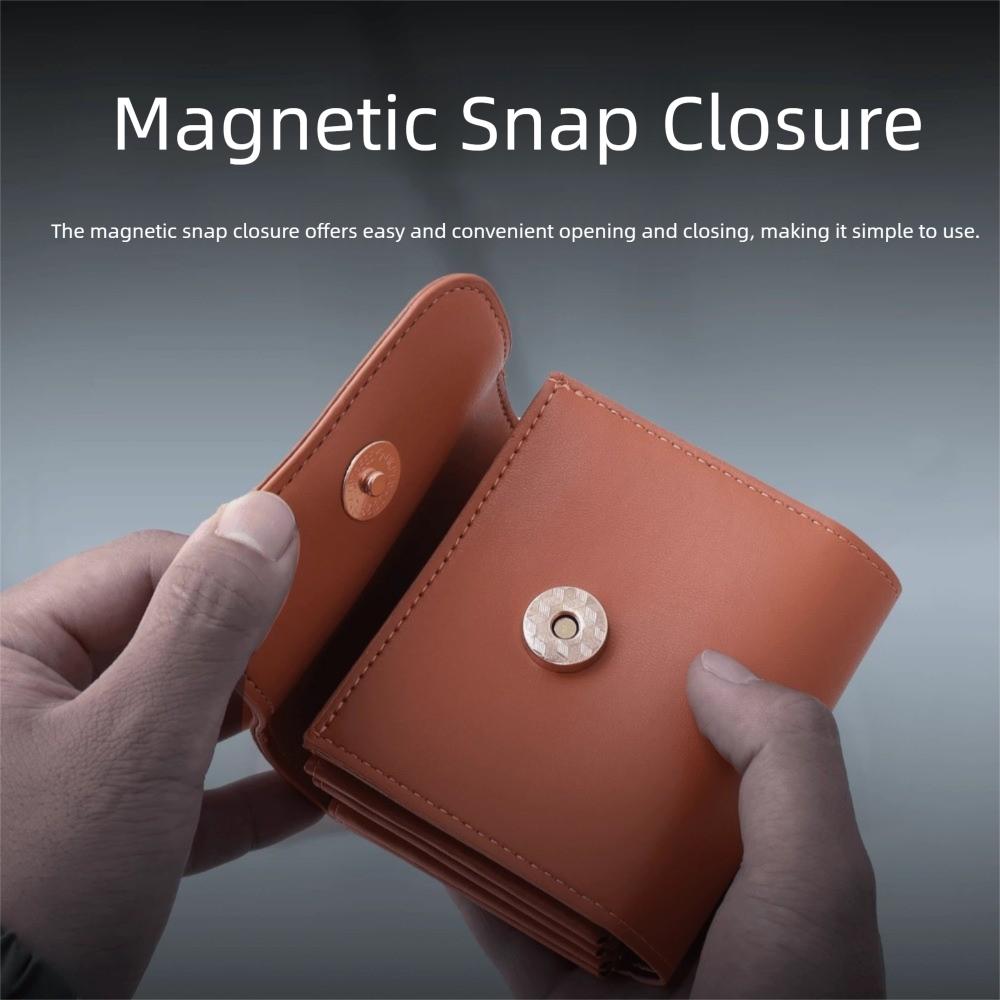 6 Pockets Filter Pouch Dustproof Filter Carrying Case Camera Lens Filter Bag  For Photography