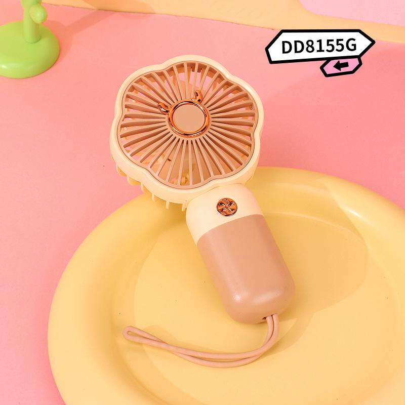 

Простой ручной маленький вентилятор Мини дорожный портативный мультяшный вентилятор с USB-зарядкой Идеальный подарок-вентилятор для студентов