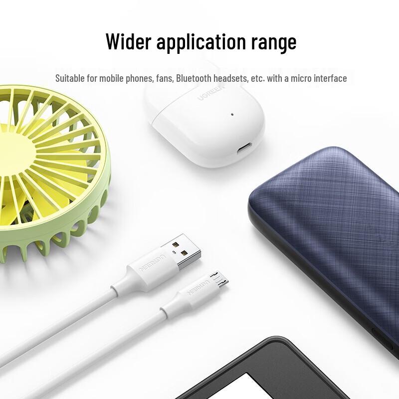UGREEN 5W Charger & MicroUSB Cable Set CN plug (adapter included)