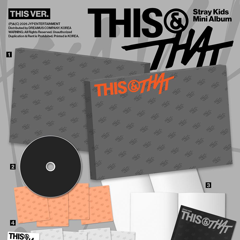 [POB] Stray Kids [THIS & THAT] Mini-Album (DIESES / JENES Version)