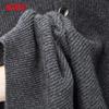 Hengyuanxiang Men's 100% Wool Thickened Lapel Knit Sweater