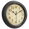 Wall Clock 12-inch Large Retro Wall Clocks Non Ticking Classical Quiet Clocks Living Room Kitchen Bedroom Office Decor A0KF