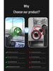 Universal Magnetic Car Phone Holder for Central Control Display - Non-Damaging Stand