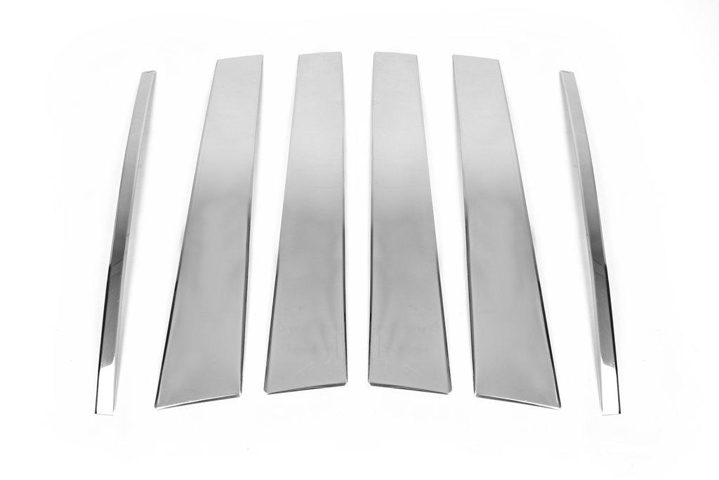 Door Pillar Molding (6 Pcs, Stainless Steel) for Land Rover Discovery IV