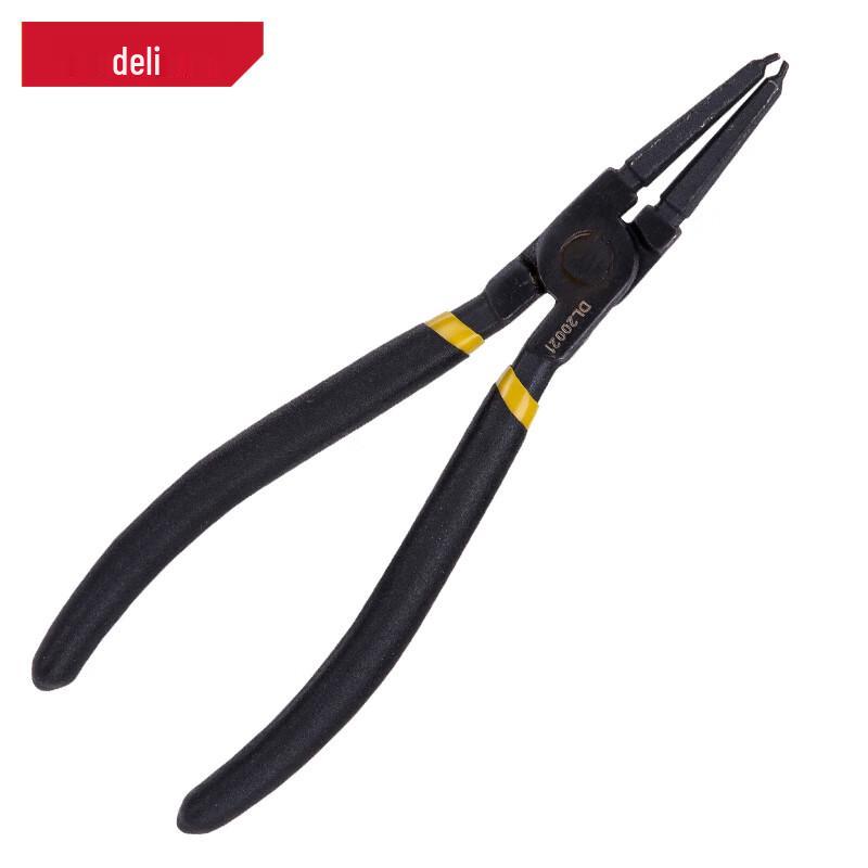 Deli 7-inch Internal Straight Snap Ring Pliers