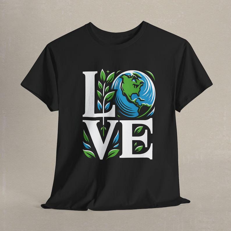 Earth Day Tee, Love Planet Earth Shirt, Teacher Shirt, Nature Lover Tee Unisex T-Shirt S