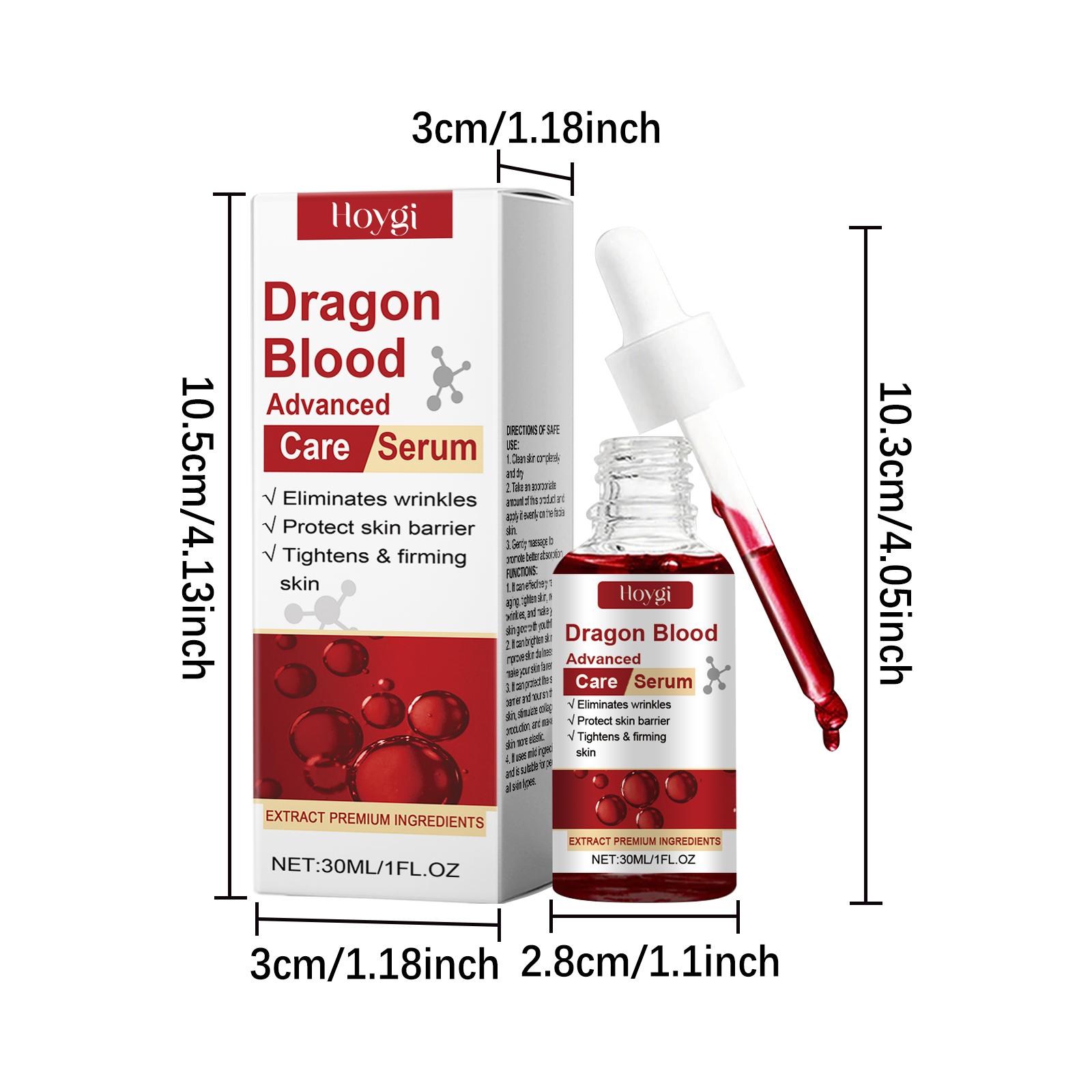 

Передовая сыворотка «Кровь дракона» Эффективно противодействует старению Подтягивает кожу Уменьшает морщины Осветляет тон кожи Улучшает тусклость Эссенция для лица 30ml